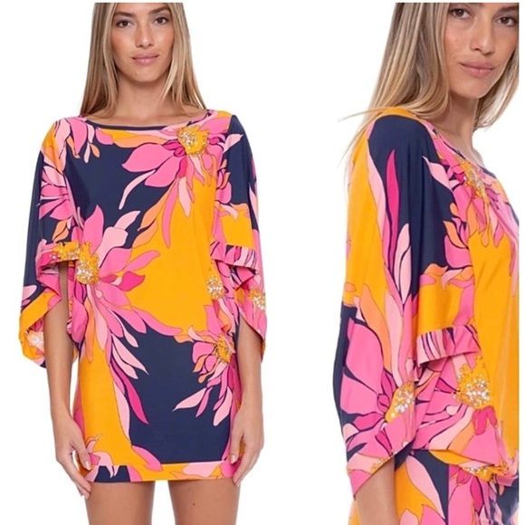 Trina Turk Breeze Tunic Cover Up NWT - Picture 2 of 12